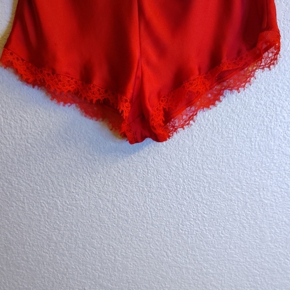Victoria's Secret 2 Piece Red Lace Sleepwear Set B3 P - Picture 6 of 15